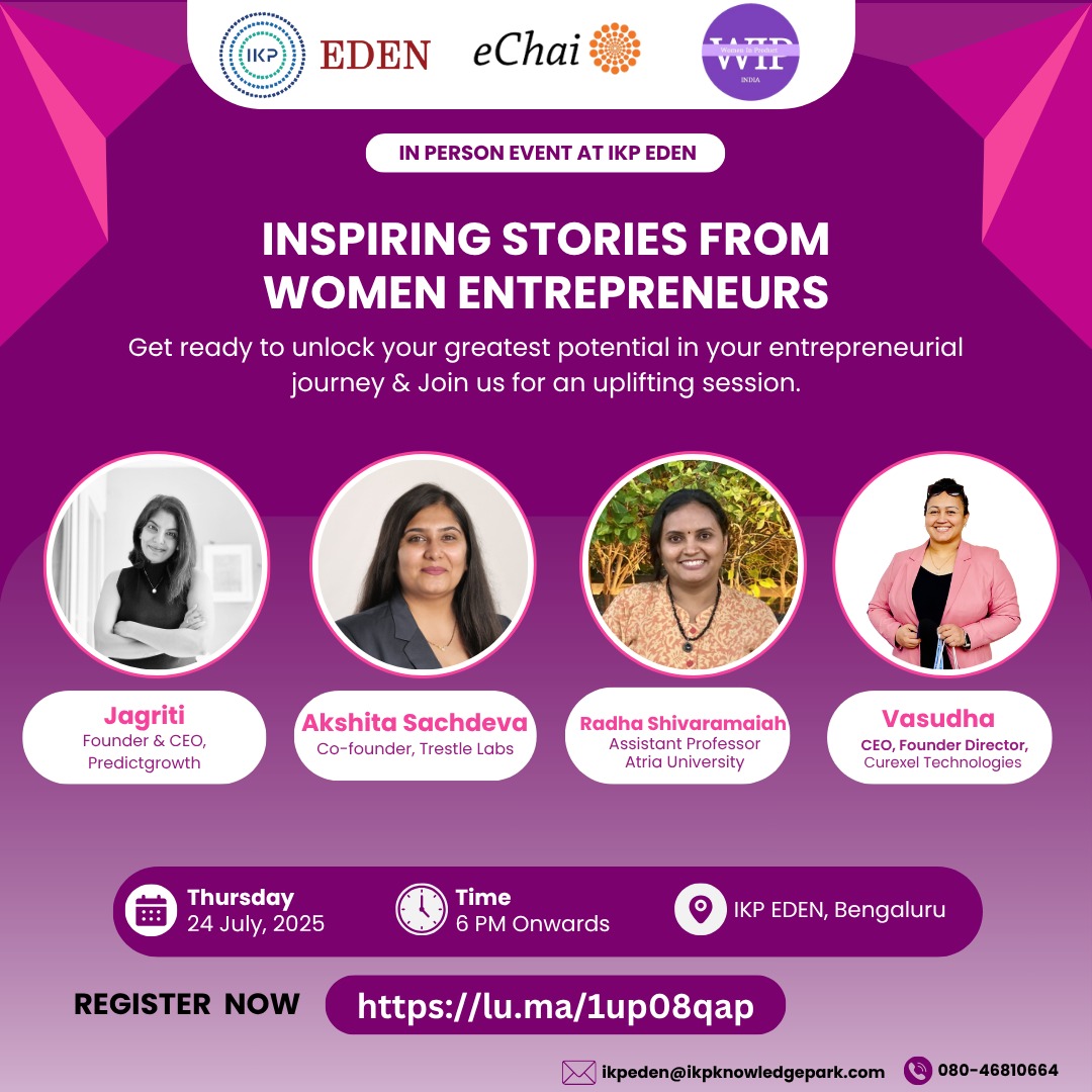 eChai Women Founders Initiative in Bengaluru: July Edition
